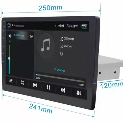 New Large Lcd Rotating Screen Car Navigator