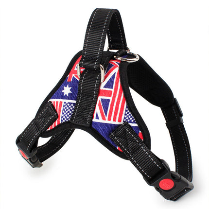 Explosion-Proof Red Pet Chest Harness