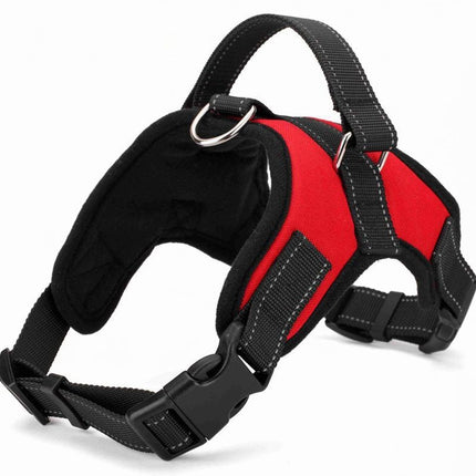 Explosion-Proof Red Pet Chest Harness