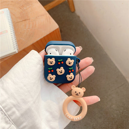 Compatible with Apple, Korean Bear Airpods Professional Protective Case