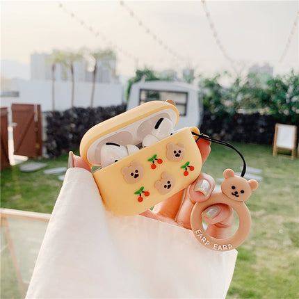 Compatible with Apple, Korean Bear Airpods Professional Protective Case