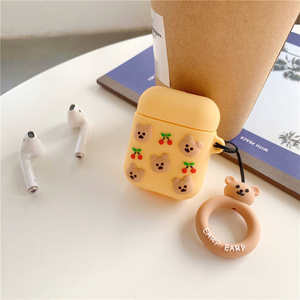 Compatible with Apple, Korean Bear Airpods Professional Protective Case
