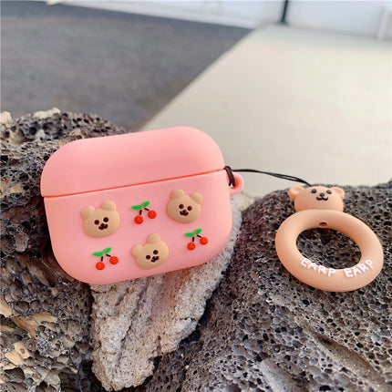Compatible with Apple, Korean Bear Airpods Professional Protective Case