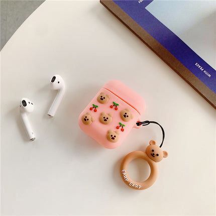 Compatible with Apple, Korean Bear Airpods Professional Protective Case