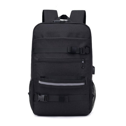 Skateboard Bag Men's Korean Backpack, Measuring Travel Computer Bag, Student School Bag