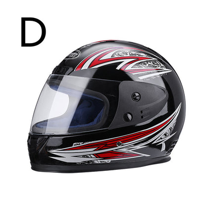 Men's Car Helmet Warm And Anti-fog Full Cover Helmet Full Face Detachable Bib