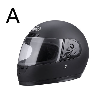 Men's Car Helmet Warm And Anti-fog Full Cover Helmet Full Face Detachable Bib