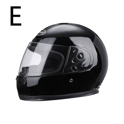 Men's Car Helmet Warm And Anti-fog Full Cover Helmet Full Face Detachable Bib