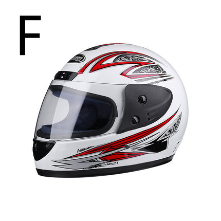 Men's Car Helmet Warm And Anti-fog Full Cover Helmet Full Face Detachable Bib