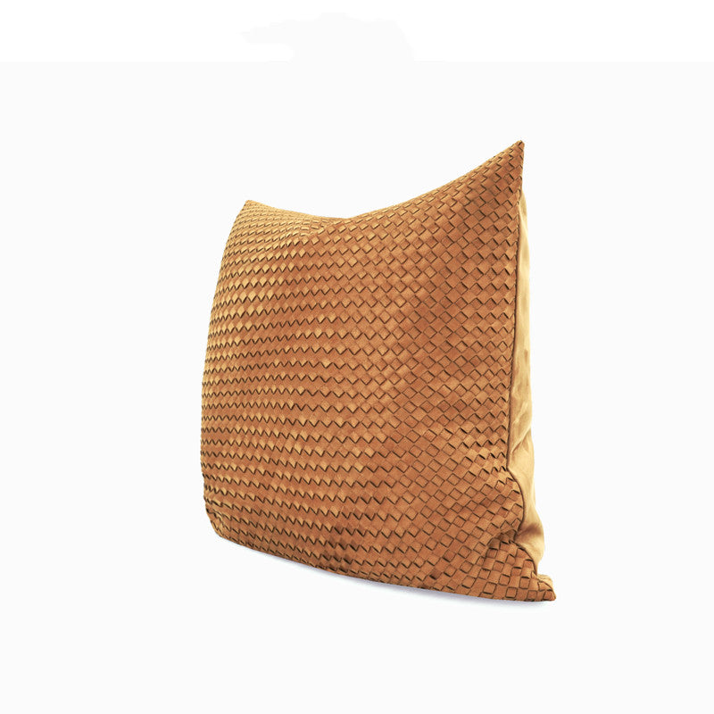Sac à main en cuir givré orange Wabi Wind de Novah, tressé à la main, pour femmes, avec poignée élégante et finition raffinée.