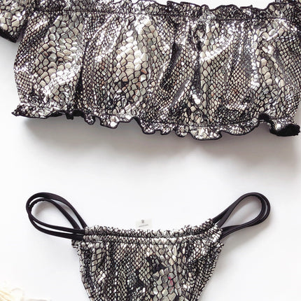 Swimwear ladies split swimwear