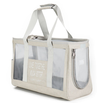 Winter Warm Cage Canvas Dog Backpack Cat Supplies Bag