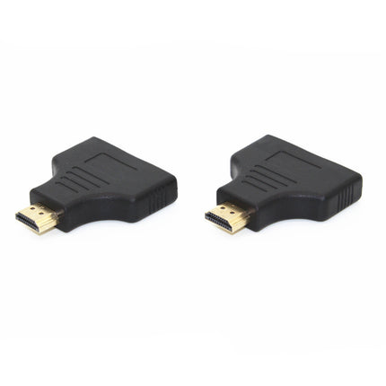 HDMI Revolution 2 HDMI Female Transfer One Divided Into Two HD Computer-TV Connection HD Conversion Plug