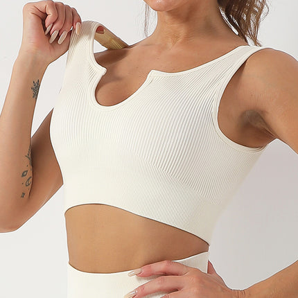 Womens Workout Sets 2 Piece - Seamless Yoga Outfits Shorts And Crop Top Matching Gym Athletic Clothing Set