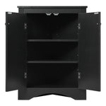 Armoire de rangement noire en forme de triangle pour salle de bain ou cuisine, avec étagères ajustables, de la marque eprolo.