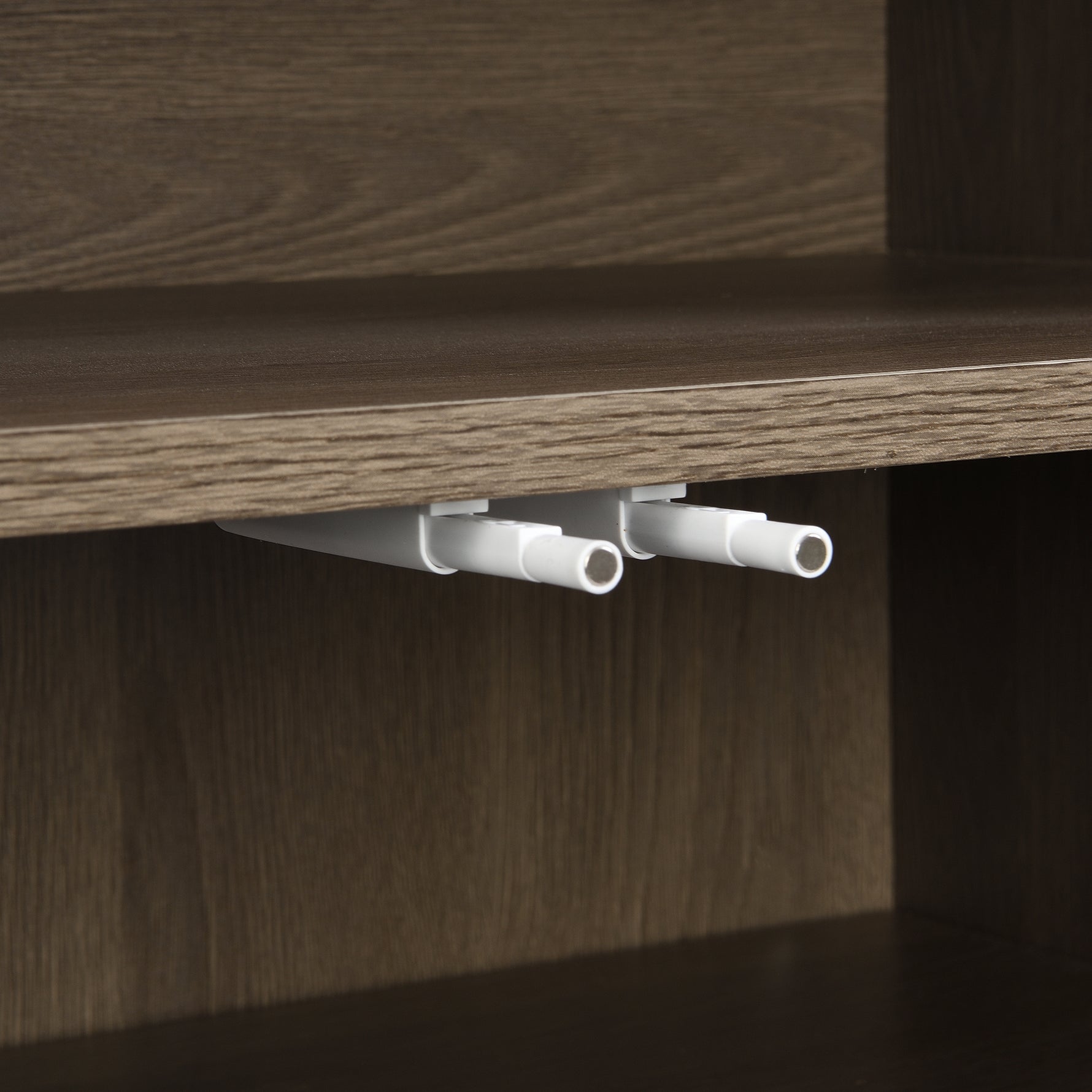Meuble de rangement à chaussures ON-TRANS eprolo, plateforme 2-en-1 avec sièges rembourrés et étagères ajustables, blanc