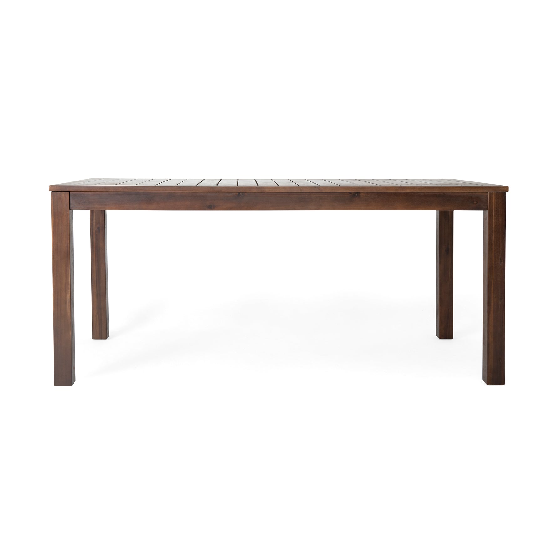 Table MANILA de 69 pouces de la marque eprolo, en bois clair avec surface lisse et pieds robustes pour salle à manger ou bureau.