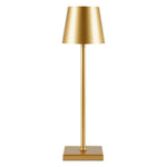 Lampe de bureau LED eprolo pour hôtel, design créatif, protection des yeux, charge USB, base en métal, lampe de table élégante.