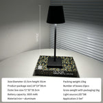 Lampe de table rétro rechargeable USB eprolo pour atmosphère, étude, salon ou extérieur, protection des yeux, ambiance chaleureuse.