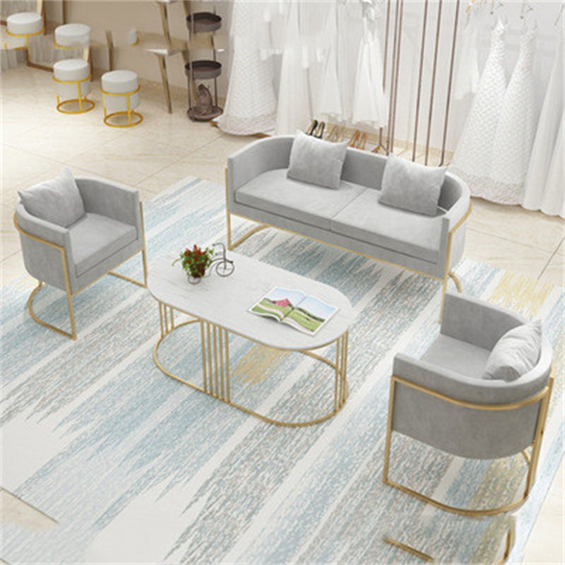 Canapé de bureau Novah, espace détente simple avec assise confortable pour réception ou zone de repos.