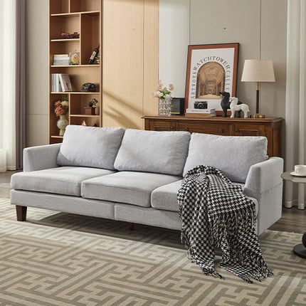 Fabric 3 Seater Couch With 2 USB, Comfortable Sectional Couches And Sofas For Living Room Bedroom Office Small Space, Easy Assembly & Comfy Cushion Cannot Be Sold On Temu