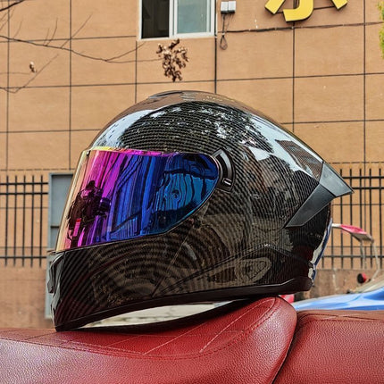 Motorcycle Helmet Men's Bluetooth Warm Full Face Four Seasons