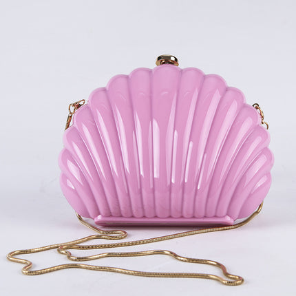 Acrylic Dinner Candy-colored Shell Hand-held Party Hard Box Bag
