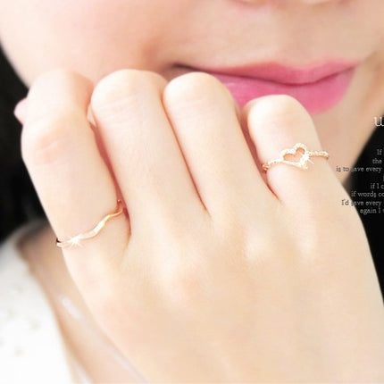 Fashion Wave Ring Curvy Joints Small