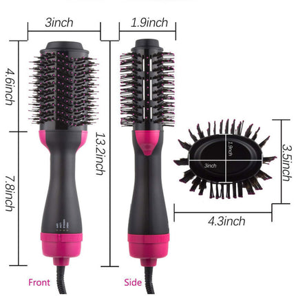 Multifunctional hair dryer integrated hair comb