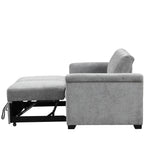 Canapé convertible en sofa doux U_STYLE eprolo pour deux personnes, avec coussin moelleux et fonction de lit.