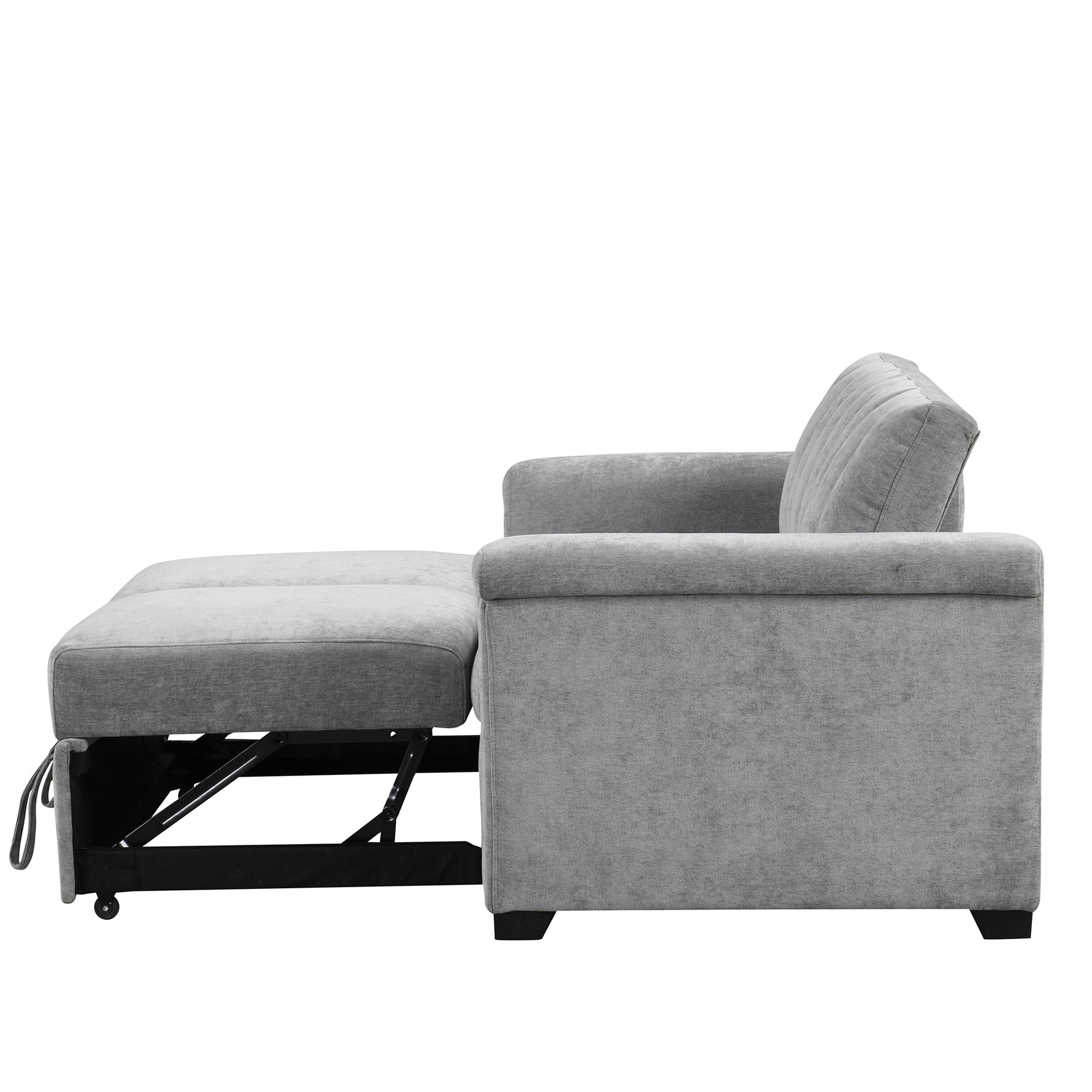Canapé convertible en sofa doux U_STYLE eprolo pour deux personnes, avec coussin moelleux et fonction de lit.