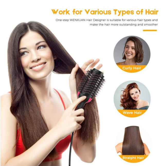 Multifunctional hair dryer integrated hair comb