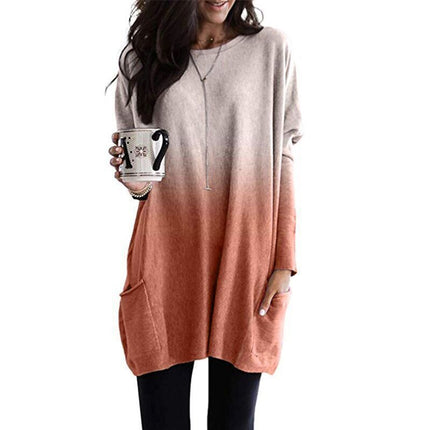Gradient long sleeved shirt