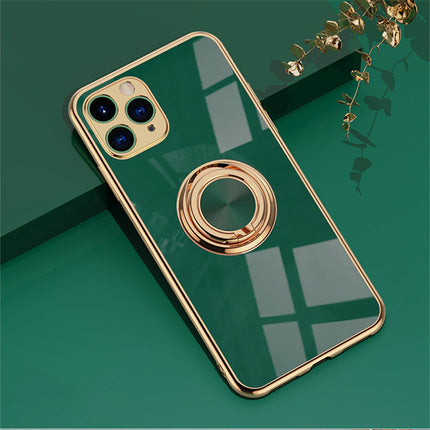 Compatible with Apple, Original Silicone Cover For iPhone 12 12 Pro Cover Case For iPhone 12 mini 11 Pro Max luxury Plating Phone Case for iphone11 Max