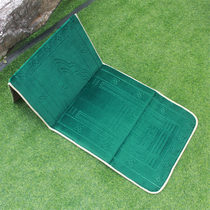 Folding Casual Blanket Portable Prayer Mat With Backrest