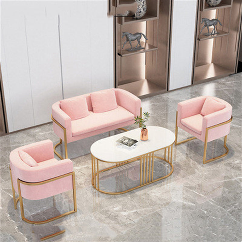 Fauteuil de bureau Novah, canapé simple et confortable pour espace de repos ou réception, avec design moderne et épuré.