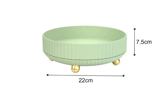 Plateau tournant de rangement multifonctionnel eprolo, petit et pratique pour organiser la cuisine ou le bureau.