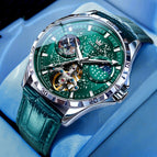 Green Leather Book Green