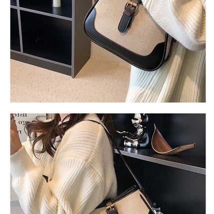 Advanced Texture Shoulder Cross Square Crossbody Bag