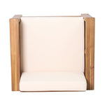Table extérieure en acacia de marque eprolo, en bois d'acacia naturel pour un mobilier d'extérieur durable.