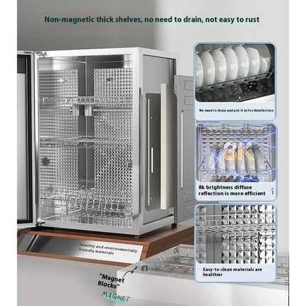 Household Small Desktop Kitchen UV Sterilized Cupboard