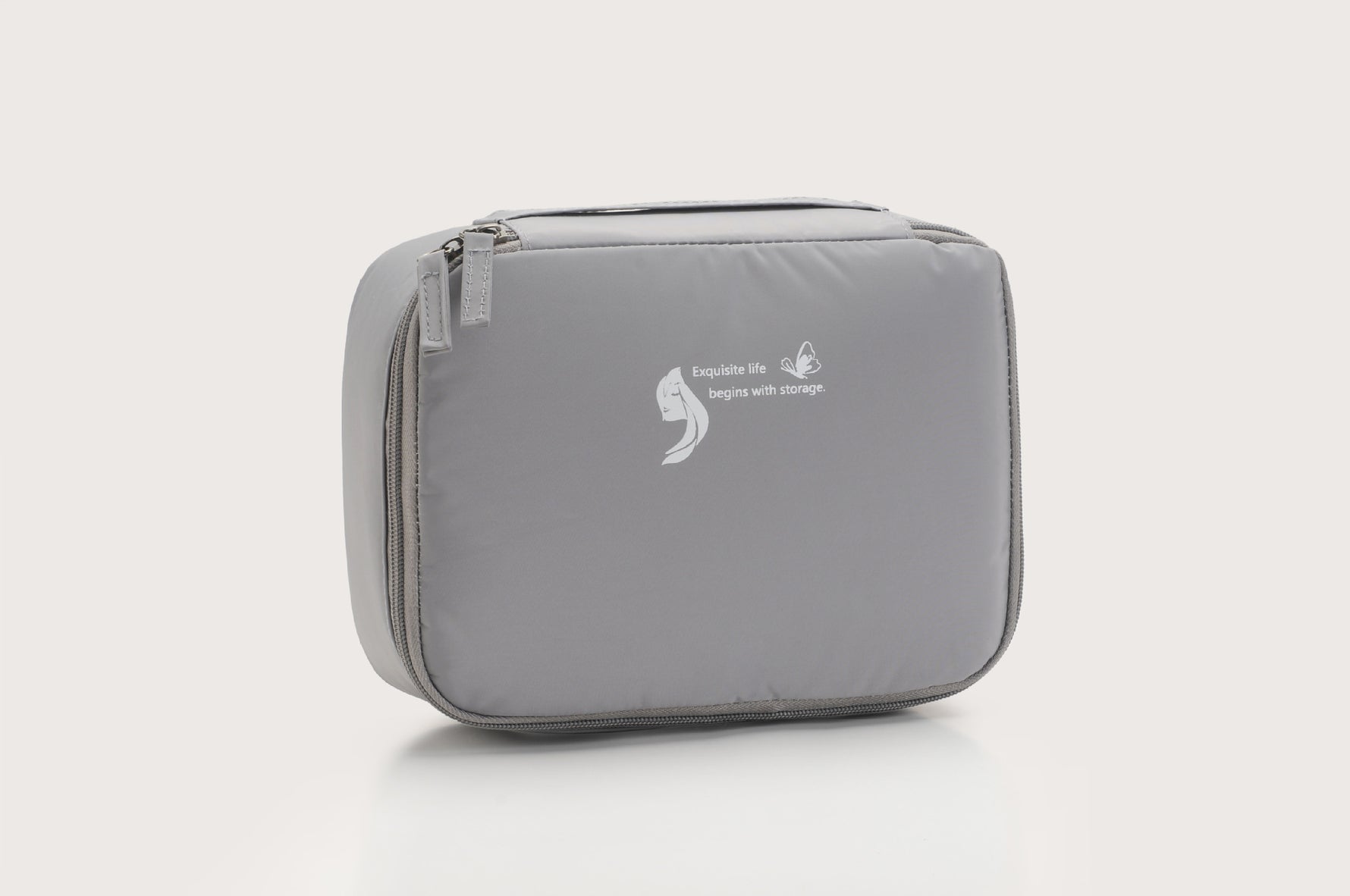 Trousse de toilette eprolo, sac de rangement carré portable pour cosmétiques et accessoires de voyage.