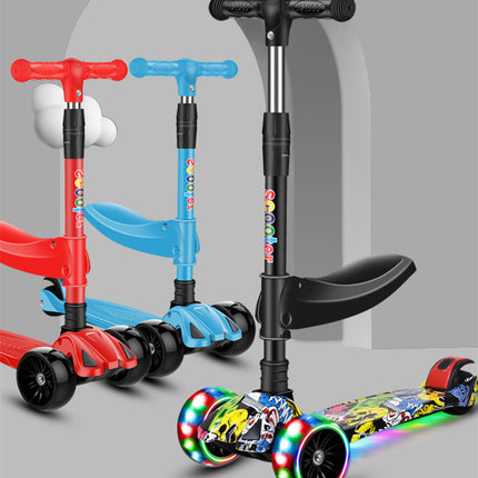 Children's Scooter Three-in-one  Wheel