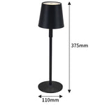 Lampe de chevet en bois solide eprolo, lampe rétro de nuit avec fonction de charge sans fil et éclairage simple et élégant.
