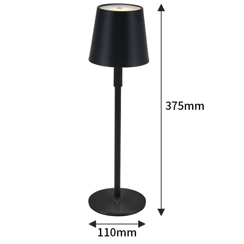 Lampe de chevet en bois solide eprolo, lampe rétro de nuit avec fonction de charge sans fil et éclairage simple et élégant.