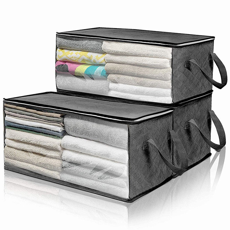 Sac de rangement pliable pour couette eprolo, boîte de stockage pour vêtements, protège contre la poussière, organisateur de placard