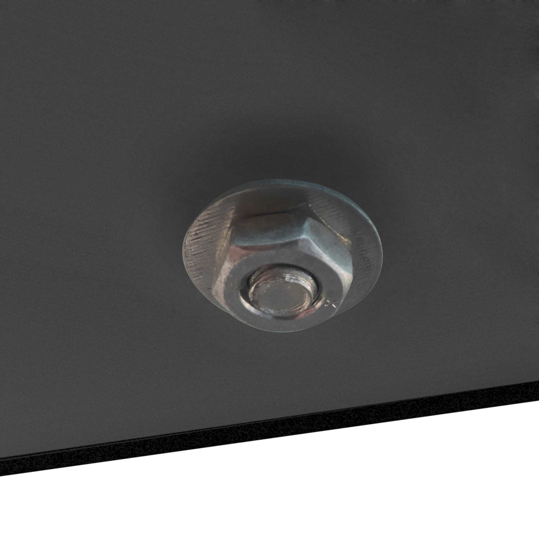 Table basse rectangulaire en verre noir eprolo, moderne et claire, pour salon, meuble de centre ou d'appoint.