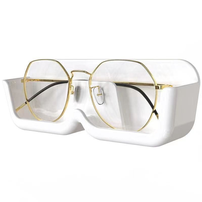 Support mural pour rangement de lunettes eprolo, boîtier de stockage décoratif non perforé pour lunettes de soleil.