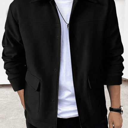 Men's  Button - Up Design Casual Jacket