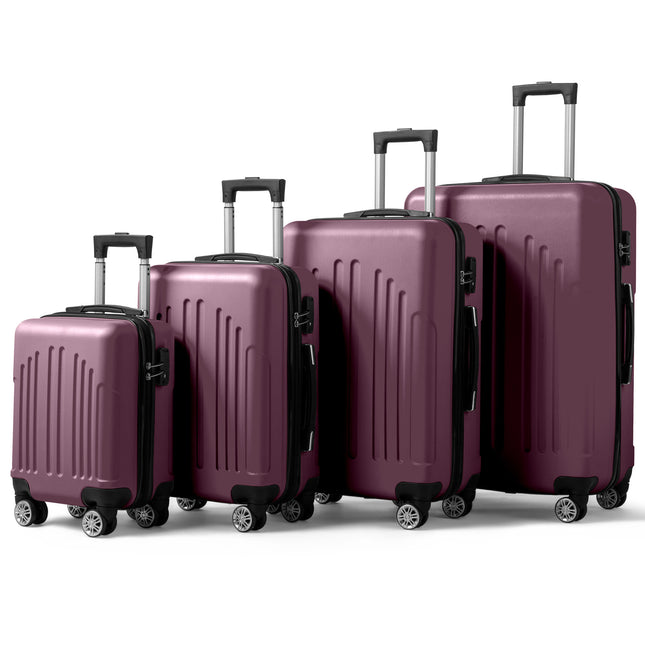 Vertical Striped Four In One Suitcase